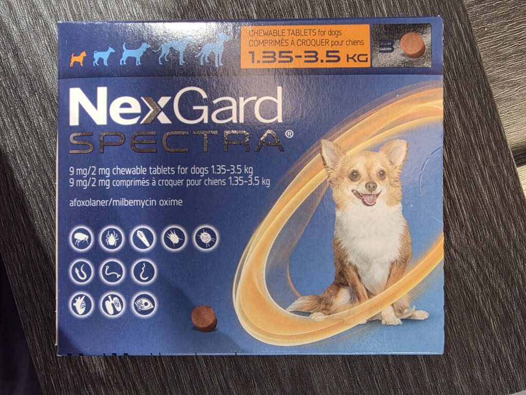 넥스가드 스펙트라 1.35~3.5kg 패키지 앞면